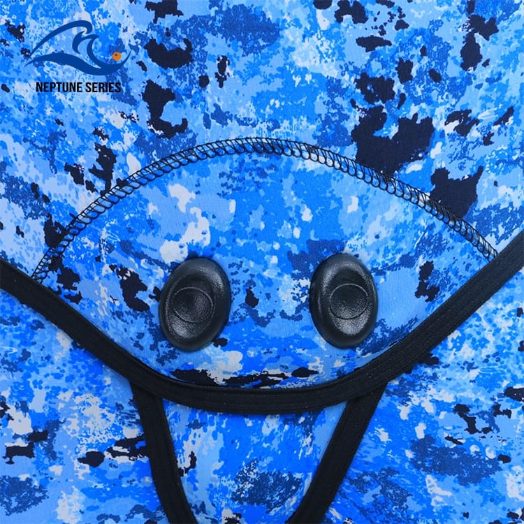 Blue camouflage spearfishing suit - 图片 3